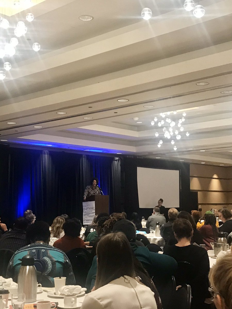 “With every generation, we have the opportunity to start new. This system was built by people, it wasn’t built by God. It was built by people who were no smarter, no kinder and no more special than us” - @IjeomaOluo speaking to educators at the #DecolonizeEducation conference