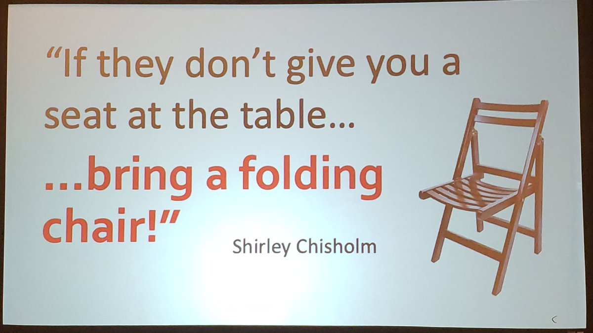 Excellent quote from Francis Stetson's presentation at #CASENASDSE2019. If you are not at the table with general education regarding meeting the needs of ALL students...