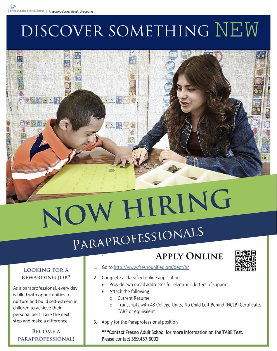 Fresno Unified Jobs (@fusdjobs) on Twitter photo 