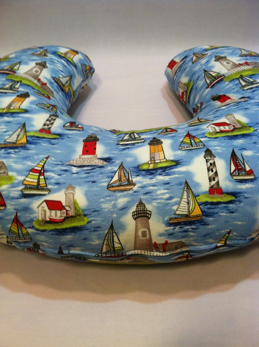 nautical boppy cover