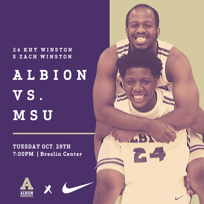 AlbionMBB's tweet photo. Hey, @AlbionCollege  - get your plans set for Tuesday!

3 Ways to Watch
🎟️: Get a ticket and be at the Breslin! 
📽️: The historic @bohmtheatre in Albion, MI! 
📺/💻: Big Ten Network + 

Use the link below to get tickets or register for the watch party! 

https://t.co/DghC5e95qb https://t.co/ZFIPJqXJdx