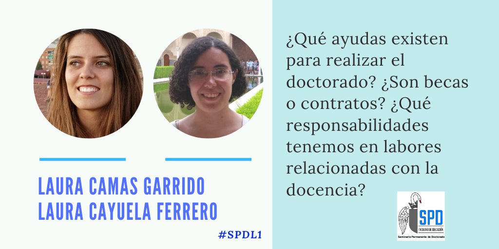 spd_ucmedu's tweet photo. 🆕El primer taller formativo del SPD versará sobre las convocatorias predoctorales. 

✅Como todas nuestras actividades se podrá seguir de manera presencial o por streaming #SPDL1 

➡️¡Inscríbete ya! https://t.co/mowx6UqajU https://t.co/ihWUlji4iN