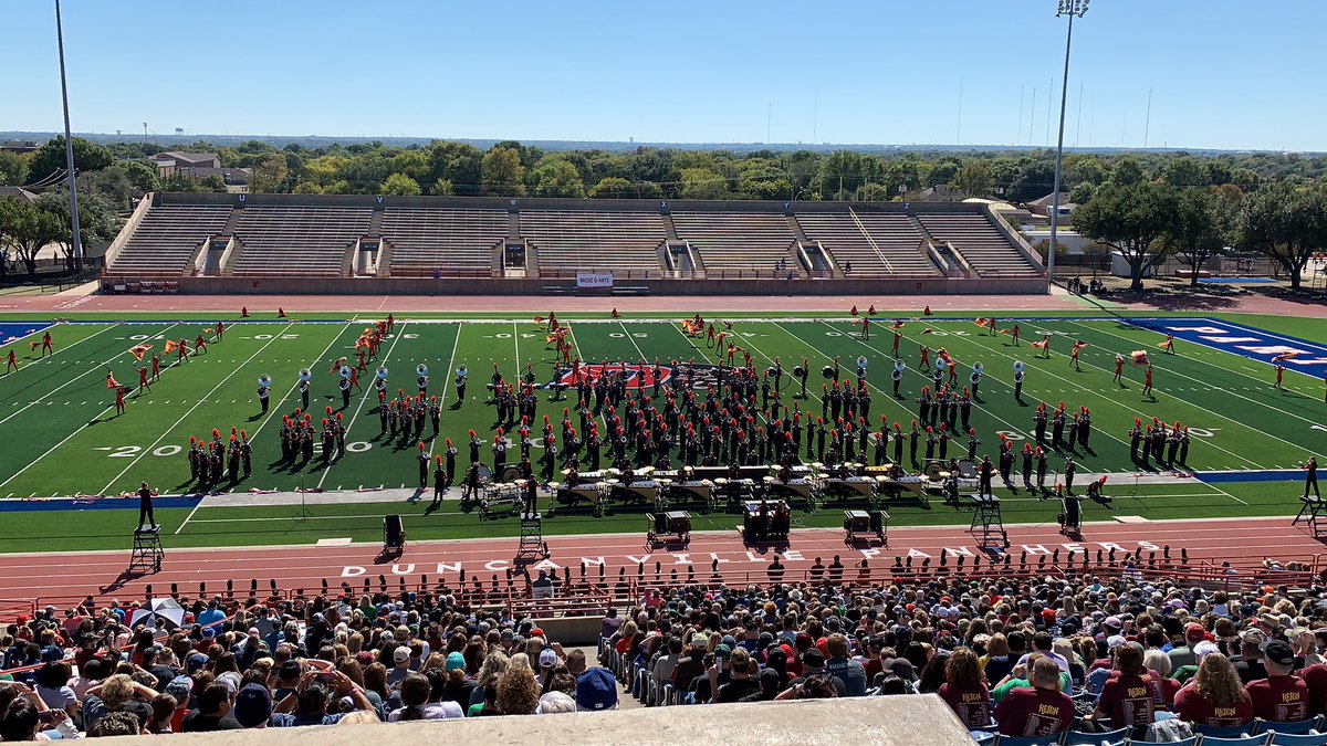 Prosper is really “Reign”-ing it in with this performance this afternoon!   #txbands #DMI2019