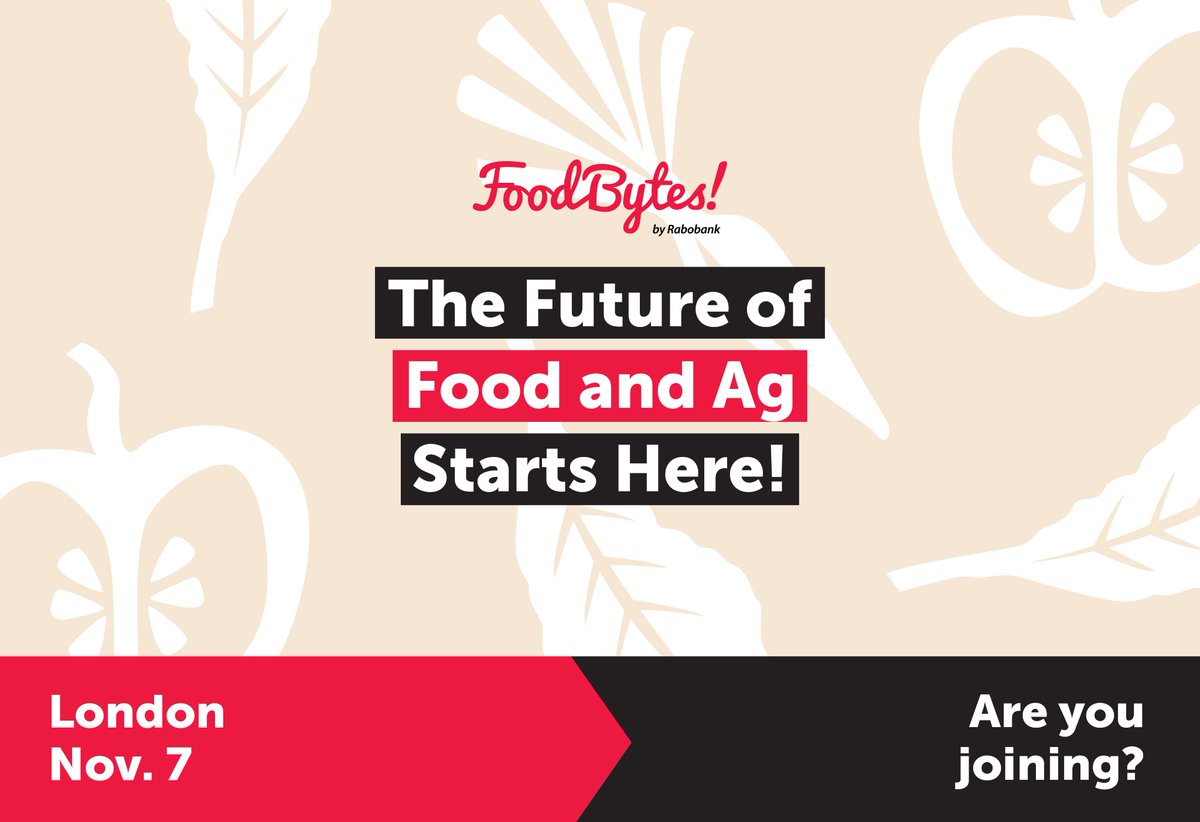 @liber8ting @hackaday @sara_boutall In London Thursday Nov 7? Come hear Redefine Meat pitch on stage at #FoodBytes! London! with 14 other #FoodTech #Agtech & #CPG innovators. DM for ticket info or have a look here: bit.ly/FBLondon19CO