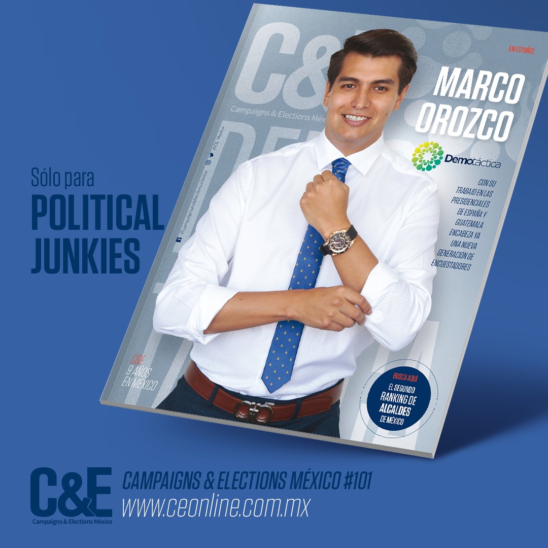 CE_Mexico's tweet photo. 👨‍💼 #EnPortada Nuestra edición de #Octubre con Marco Orozco de Demotactica Global Research. Con su trabajo en las presidenciales de España 🇪🇸 y Guatemala 🇬🇹 encabeza ya una nueva generación de encuestadores. 📊

👉 Consulta parte de la entrevista en: https://t.co/DW5OTOISRc https://t.co/QSLlWVt9pB