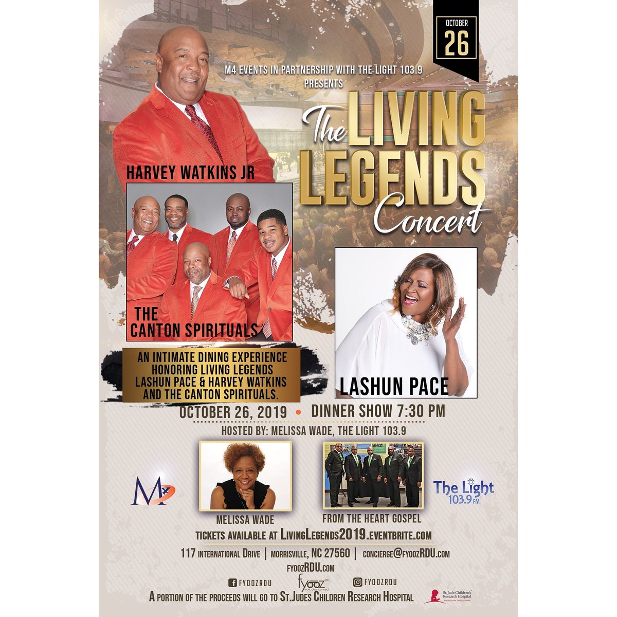 See you tonight!! 
#LashunPace #gospelmusic #TheCantonSpirituals #HarveyWatkinsJr #fyoozrdu #RaleighNC #DurhamNC #morrisvillenc