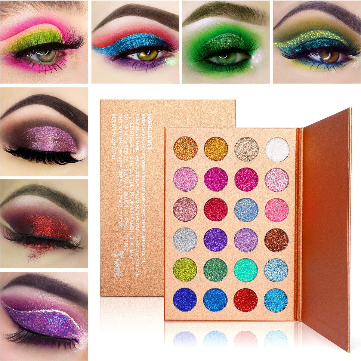 LatestPurity's tweet image. 😍 Glitter Eyeshadow Palette Shimmer Highly Pigmented Glitters 24 colors...!!!!
Price:$16.25 Dollars Only...!!!
😍You Save:(25%) Coupon

💕Click This Link To Buy This Product...!!! 
     amzn.to/2pdRlAv

#women #makeup #COSMETICS #fashion #lifestyle #EyeshadowPalette