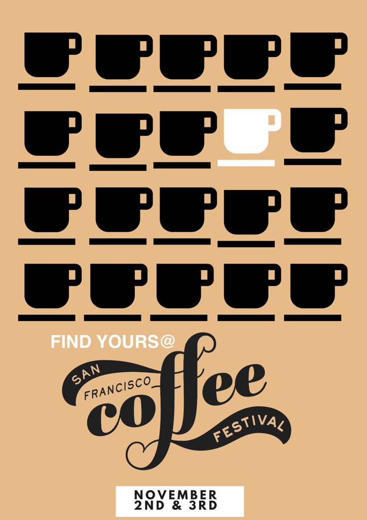 Tickets on sale now!

sfcoffeefestival.com
