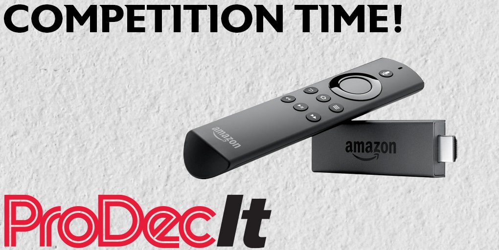 ProDecProducts's tweet photo. COMPETITION! Alexa? Tell me about the #ProDecIt #competition. #Retweet and follow our #ProDecIt updates this week for the chance to #win an #Amazon Fire TV stick or a ProDec Workstand. T&amp;Cs apply https://t.co/vcjAYAubyB
 https://t.co/9RYrIo1czq https://t.co/HlQirBD90P
