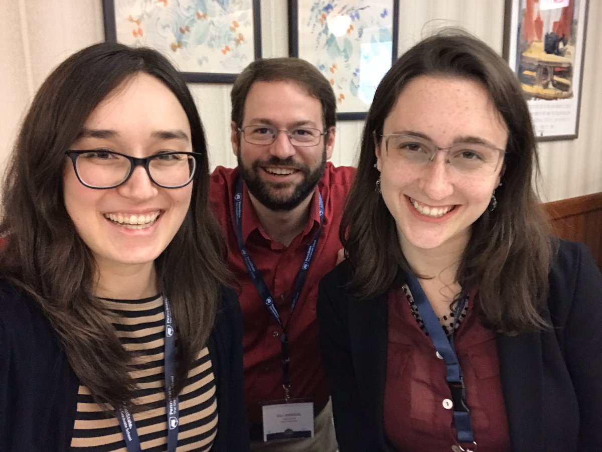 Erika K. Carlson (@erikakcarlson) on Twitter photo Had a great conversation with <a href="/unique9881/">Bill Andrews</a> and <a href="/Fore_Says/">Meredith Fore</a> at the #SciWriMentoring session! Thanks for organizing this, <a href="/sciwri_student/">@sciwri_student</a>! #SciWri19
Team PHYSICSSS Had a great conversation with <a href="/unique9881/">Bill Andrews</a> and <a href="/Fore_Says/">Meredith Fore</a> at the #SciWriMentoring session! Thanks for organizing this, <a href="/sciwri_student/">@sciwri_student</a>! #SciWri19
Team PHYSICSSS