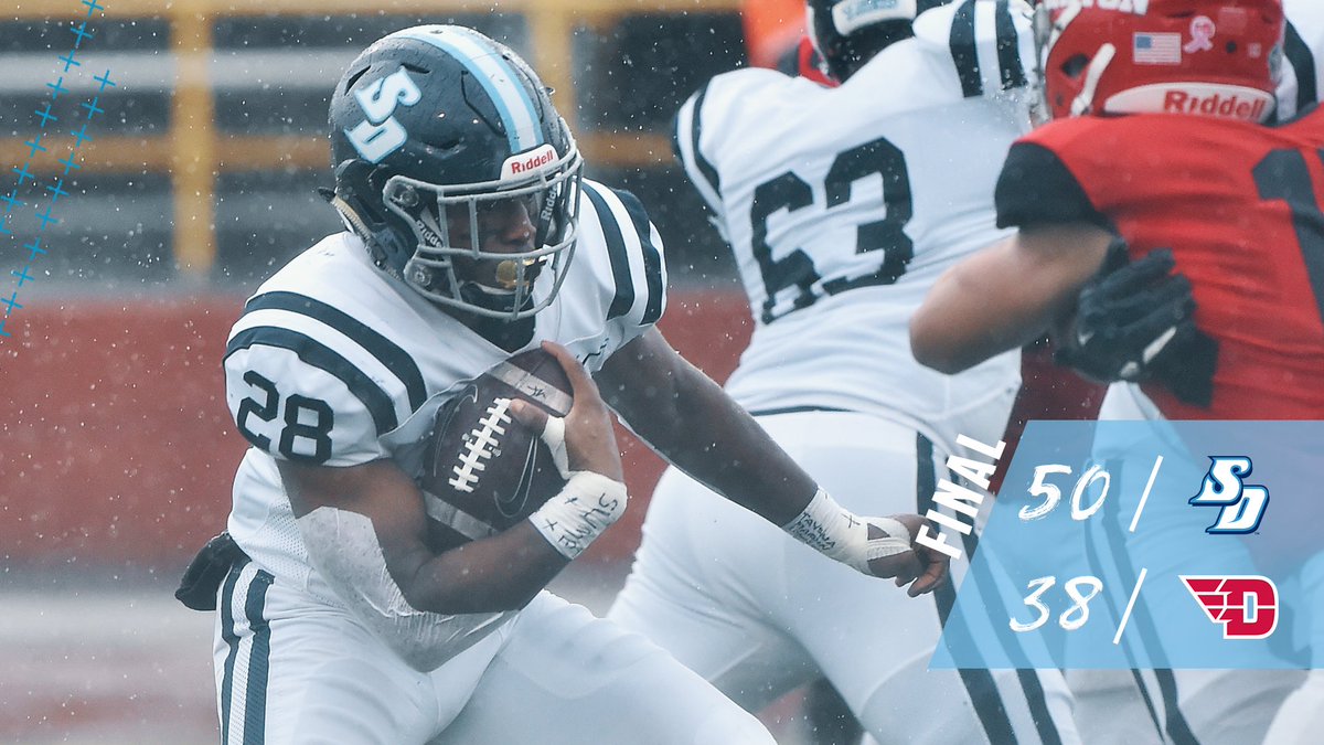 USDFootball's tweet photo. Toreros Win!

Make it 33 straight @PFLNews wins

#GoToreros https://t.co/JQV0zDSVgY