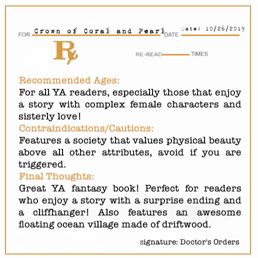 orders_doctor's tweet photo. Book Review: Crown of Coral and Pearl by Mara Rutherford https://t.co/Lhwj4We4k3 https://t.co/vMucnSknoK
