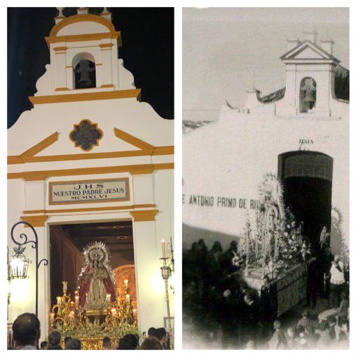 Más de 50 años separan estas imágenes. Hoy se ha vuelto  a repetir y hemos sido testigos de excepción de tan bello momento. <a href="/CautivoBCdo/">Hdad.Jesús Cautivo</a> <a href="/hdadlamadruga/">Hermandad La Madrugá</a>