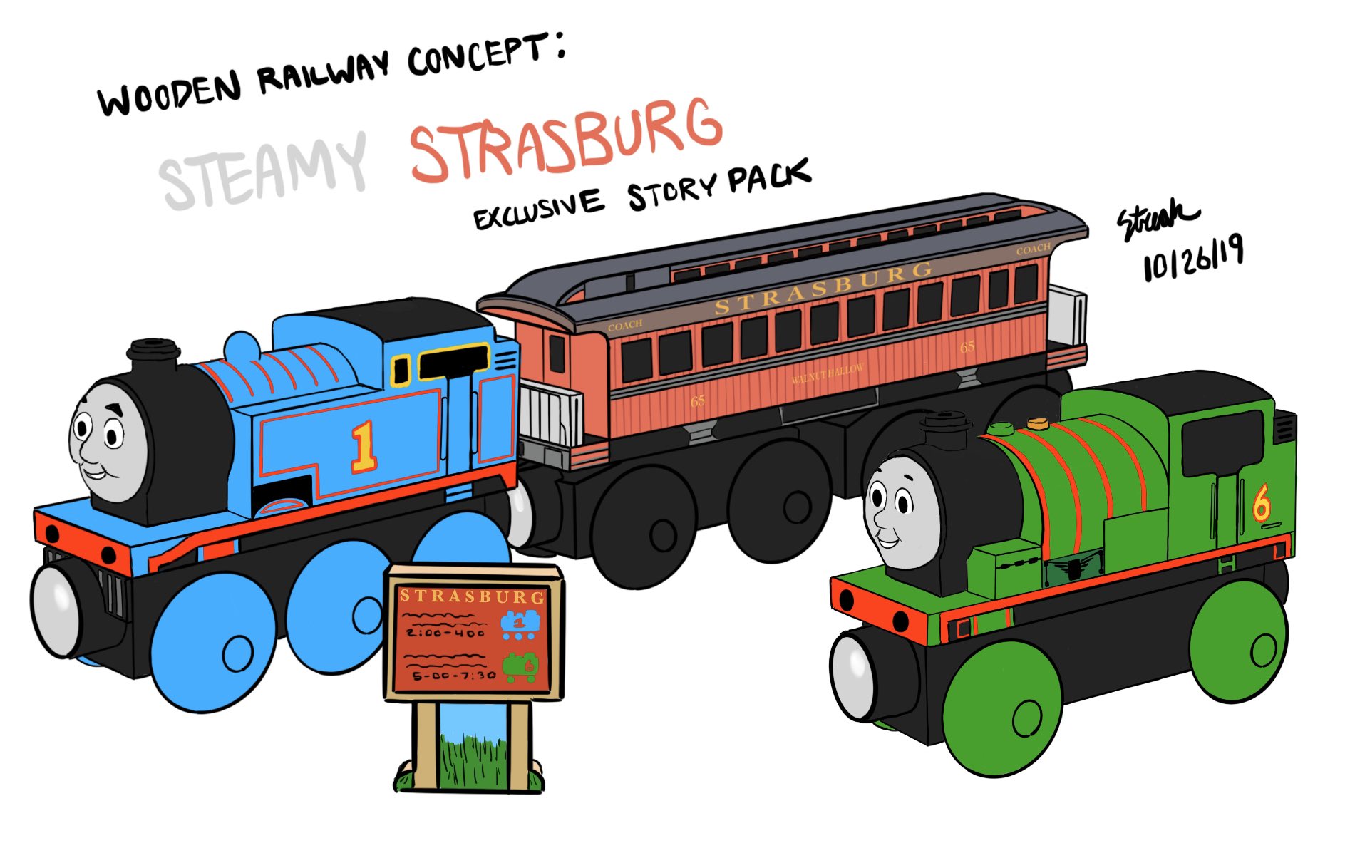 Streak Smeargle Brand New Special Story Pack Concept Here S The Steamy Strasburg Pack Found Exclusively At Strasburg Day Out With Thomas Events Includes Strasburg Thomas And Strasburg Percy Strasburg Coach Streak Smeargle Brand New Special Story Pack Concept Here S The Steamy Strasburg Pack Found Exclusively At Strasburg Day Out With Thomas Events Includes Strasburg Thomas And Strasburg Percy Strasburg Coach
