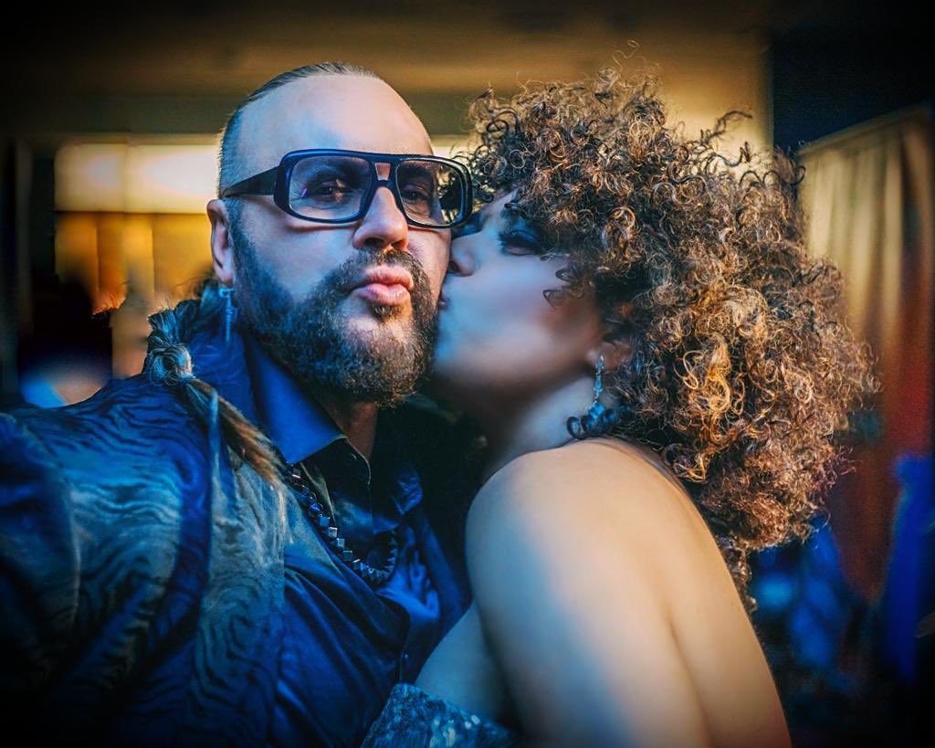DesmondChild's tweet image. Me &amp;amp; #CachitaLopez at the #LAMUSAAWARDS after party in Miami!