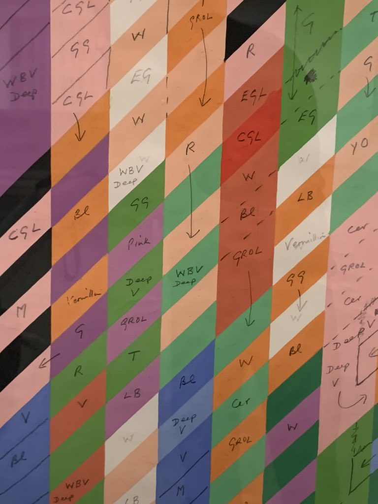 ARTZIP1's tweet photo. Lost in Bridget Riley’s magic world @haywardgallery until 26 Jan https://t.co/qCVUqzCtC8
