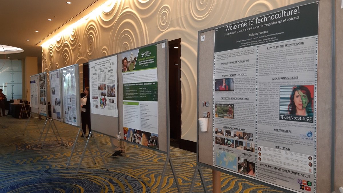 donnadifiume's tweet photo. Technoculture is going places βοΈ @FulbrightAssoc @FulbrightPrgrm #fulbrightconference #TechnoculturePodcast https://t.co/POqLZGhevL