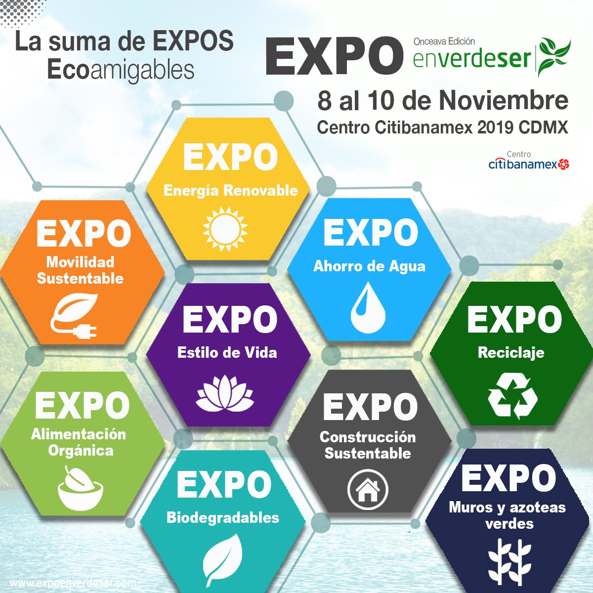 Compostverde's tweet image. Te invitamos adquirir productos ecoamigables y a conocer un estilo de vida sustentable. EXPO En Verde Ser 8,9 y 10 de Nov. 2019 Centro Citibanamex. Con más de 150 empresas expositoras. 
Pre-Regístrate aquí: expoenverdeser.com
* Registro sin costo hasta el 27 de octubrecid