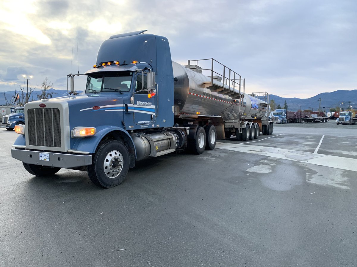 Headed up to Kamloops on the <a href="/HWYThruHell/">Highway Thru Hell</a>  ! #milkman