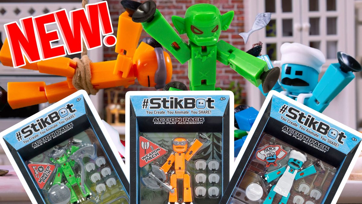 stikbot monsters look under the bed if you dare