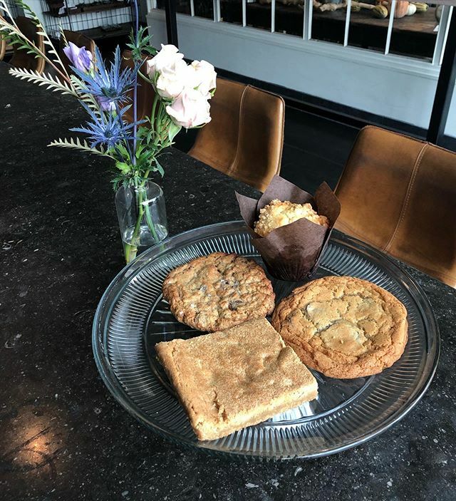 A rotating selection of our favorite <a href="/winslowstable/">Winslow's Table</a> pastries are now available during lunch at @viciarestaurant! Stop in and satisfy your sweet tooth 🍪 (psst not pictured, goat cheese cookies &amp; Winslow’s bars too!)