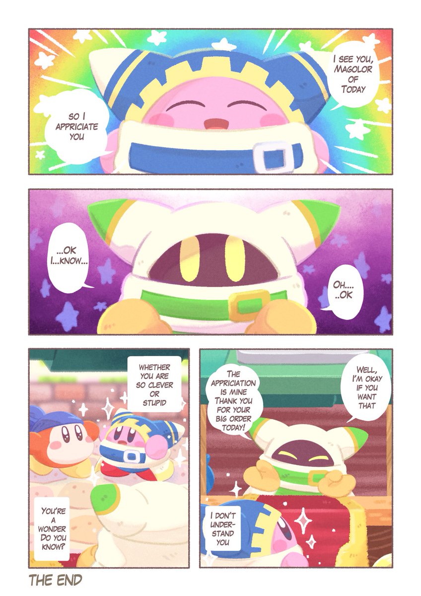 "A Kirby's Friendship" ✨✨

Please read the pages in order, but read the panels and text boxes from right to left? 