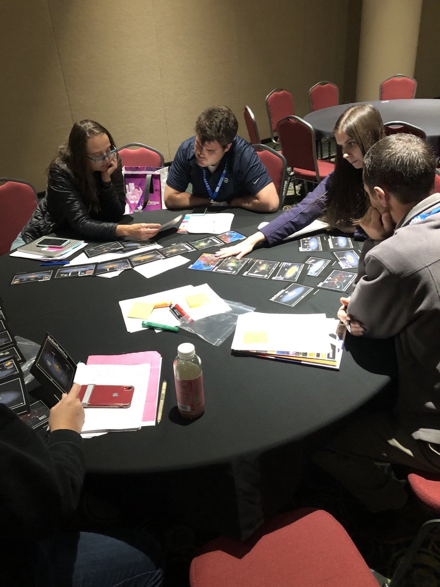 Teachers engaging in science practices to investigate phenomena at NSTA Conference in SLC.