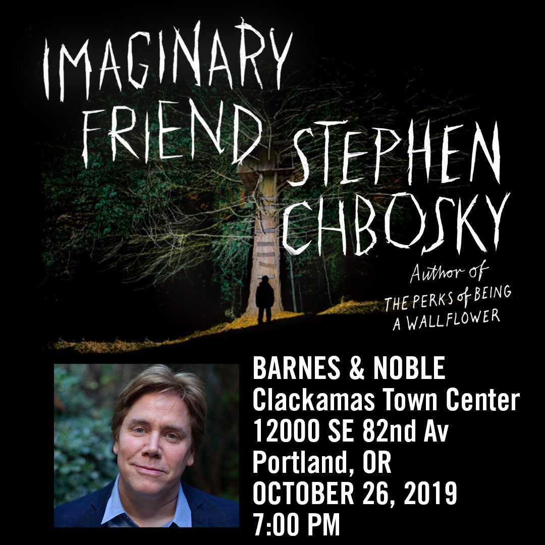 Stephen Chbosky On Twitter And 7pm At The Barnes And Noble In