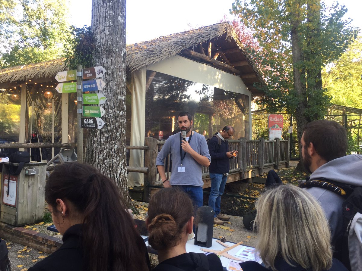 zoobeauval's tweet photo. Dernière rencontre #BeauvalNature avec Gabriel Michelin du #CDPNE qui protège les #ChauvesSouris françaises ! #BeauvalNature #PrixOrduJuryConservation https://t.co/fU1WjSSNz9