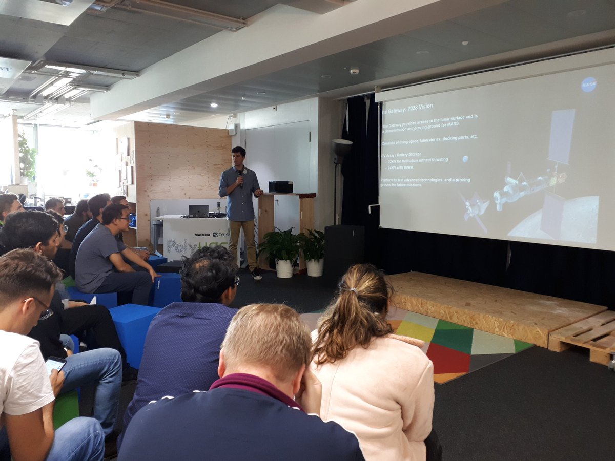 PolyHACK (@eth_polyhack) on Twitter photo That's another amazing keynote seminar by <a href="/NASAglenn/">NASA's Glenn Research Center</a> at #PolyHACK2019! Next: learning how to pitch at 6pm with <a href="/McKinsey/">McKinsey & Company</a>!
<a href="/TelejobETH/">Telejob</a> #ETHZurich #Hackathon #Zurich #Scientists #Aerospace #SwissTalents pic.x.com/uTO5MZTJu7 That's another amazing keynote seminar by <a href="/NASAglenn/">NASA's Glenn Research Center</a> at #PolyHACK2019! Next: learning how to pitch at 6pm with <a href="/McKinsey/">McKinsey & Company</a>!
<a href="/TelejobETH/">Telejob</a> #ETHZurich #Hackathon #Zurich #Scientists #Aerospace #SwissTalents pic.x.com/uTO5MZTJu7