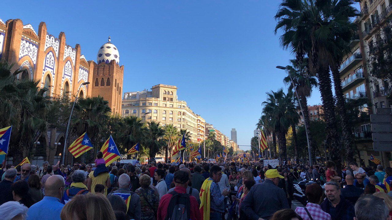 manifestation barcelone