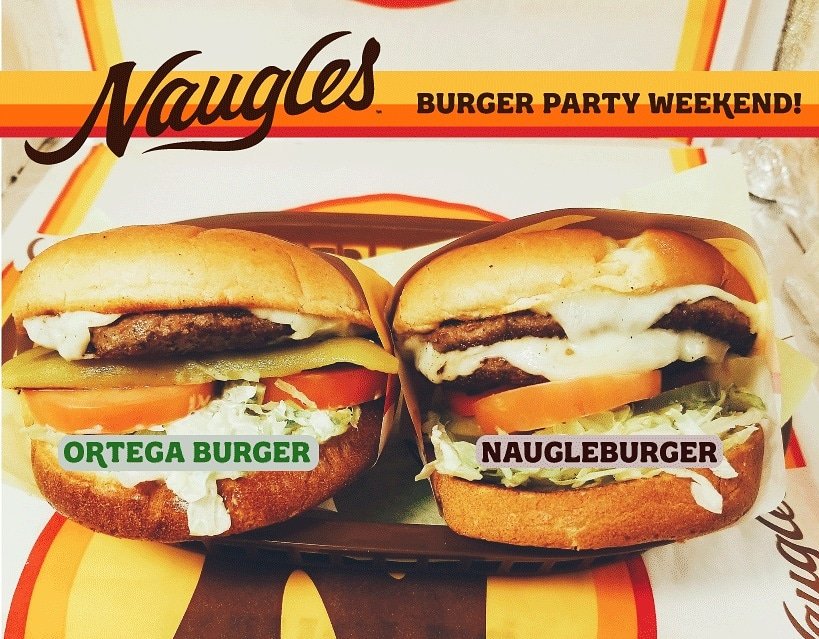 Naugles Tacos Burgers It S A Burger Party Weekend At Naugles All Burgers 15 Off On Saturday October 26th And Sunday October 27th Now Is A Great Time To Try