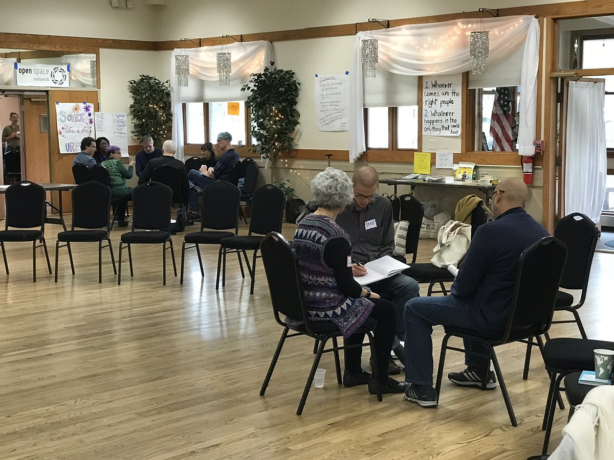 MarcTrudeauLB's tweet image. Just completed a session at #WOSonOS on using Open Space #OST as a container for @PovertyStoplight community-building/team-building/coaching/action. Thank you to the Songs, Hulu, Buck, Kevin, Thomas, and Han!! LikeBreathin.com #HPEgives