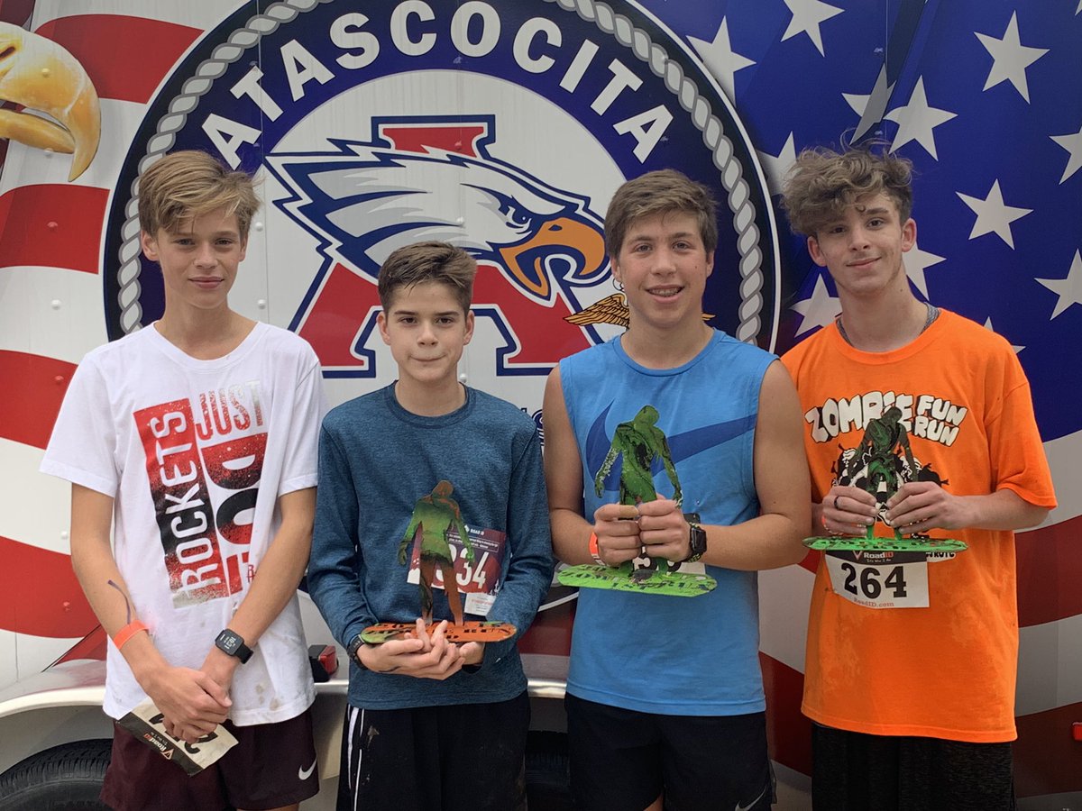 Jenn Heckman (@jenn_heckman) on Twitter photo AHS freshmen XC boys representing at the Zombie Run this morning! <a href="/atascocita_xc/">Atascocita Boys' XC</a> <a href="/AHS_MC_JROTC/">AHS_MCJROTC</a> AHS freshmen XC boys representing at the Zombie Run this morning! <a href="/atascocita_xc/">Atascocita Boys' XC</a> <a href="/AHS_MC_JROTC/">AHS_MCJROTC</a>