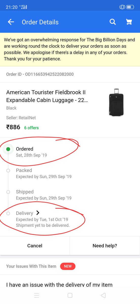 eyeamRaghu's tweet photo. @Flipkart shame https://t.co/vxTNibplDF