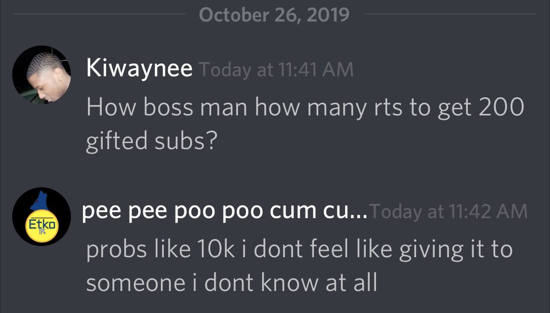 Kiwaynee's tweet image. Guys Please Help out on this 10k rts and i can get 200 gifted subs from one of the biggest sub gifters out there!🙏🏾 Need Heavy Support❤️ RT AND SHARE PLEASE