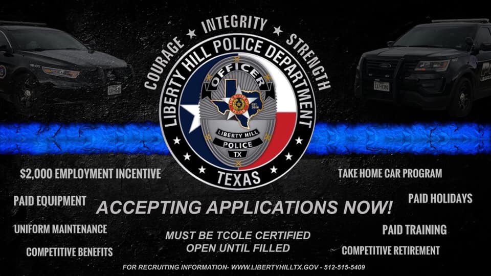 **WE ARE HIRING** $2,000 Employment Incentive(conditions apply)
Accepting Certified &amp; Cadets currently enrolled in a Academy. 
Paid Training
Paid Vacation, Sick &amp; Holiday 
Paid Equipment
Uniform Maintenance
Take Home Car Program
Competitive Benefits &amp; Retirement <a href="/ChiefCampbellSr/">Chief CampbellSrLHPD</a>