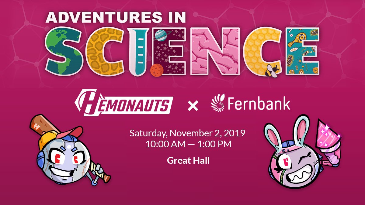 hemonauts's tweet photo. Find the Hemonauts at the @FernbankMuseum NEXT SATURDAY for Adventures in Science Day! Get a chance to play the game early and meet the #Hemonauts team! 
#healthliteracy #diseaseliteracy #earlyaccess #gamedev #mobilegame 

Mark your calendars: https://t.co/Wr5phGcfy9 https://t.co/EN6oHR5dpB