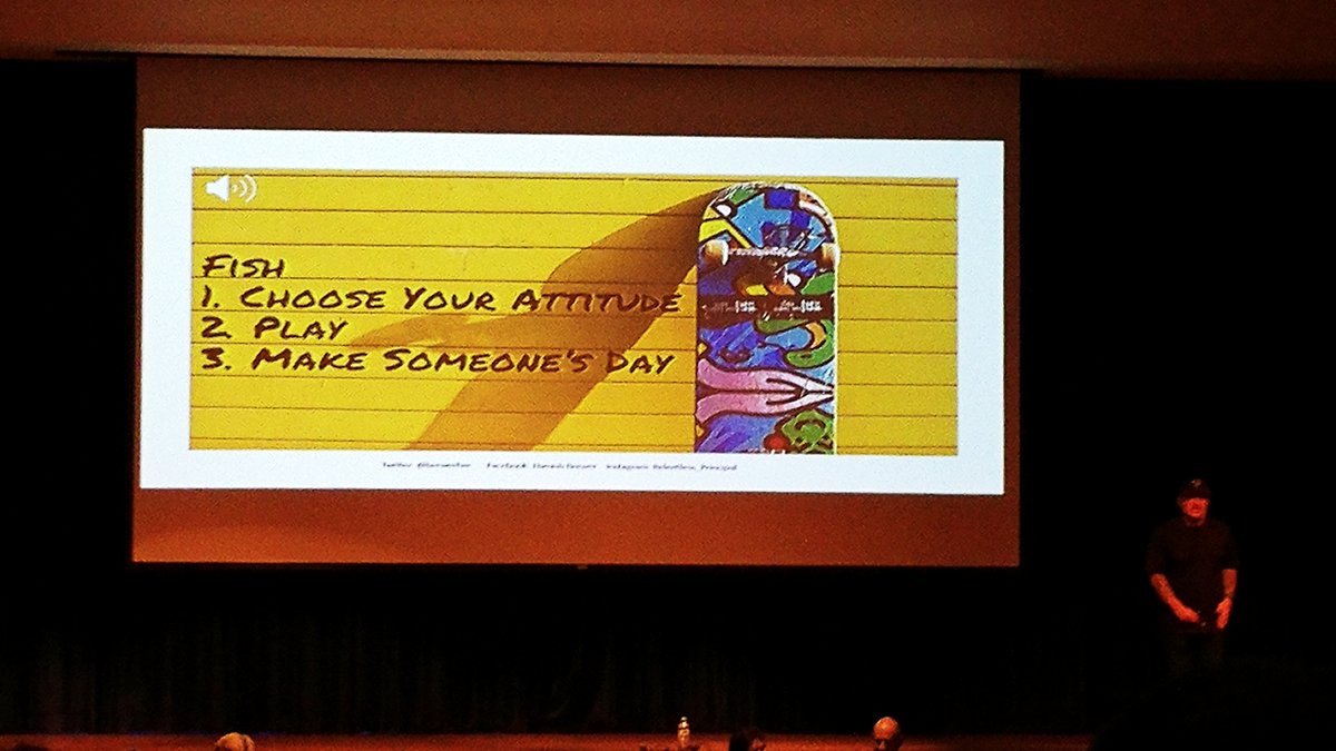 As educators, we always need to remember our reasons why we entered the classroom and forget about the status quo!  #HamishBrewer