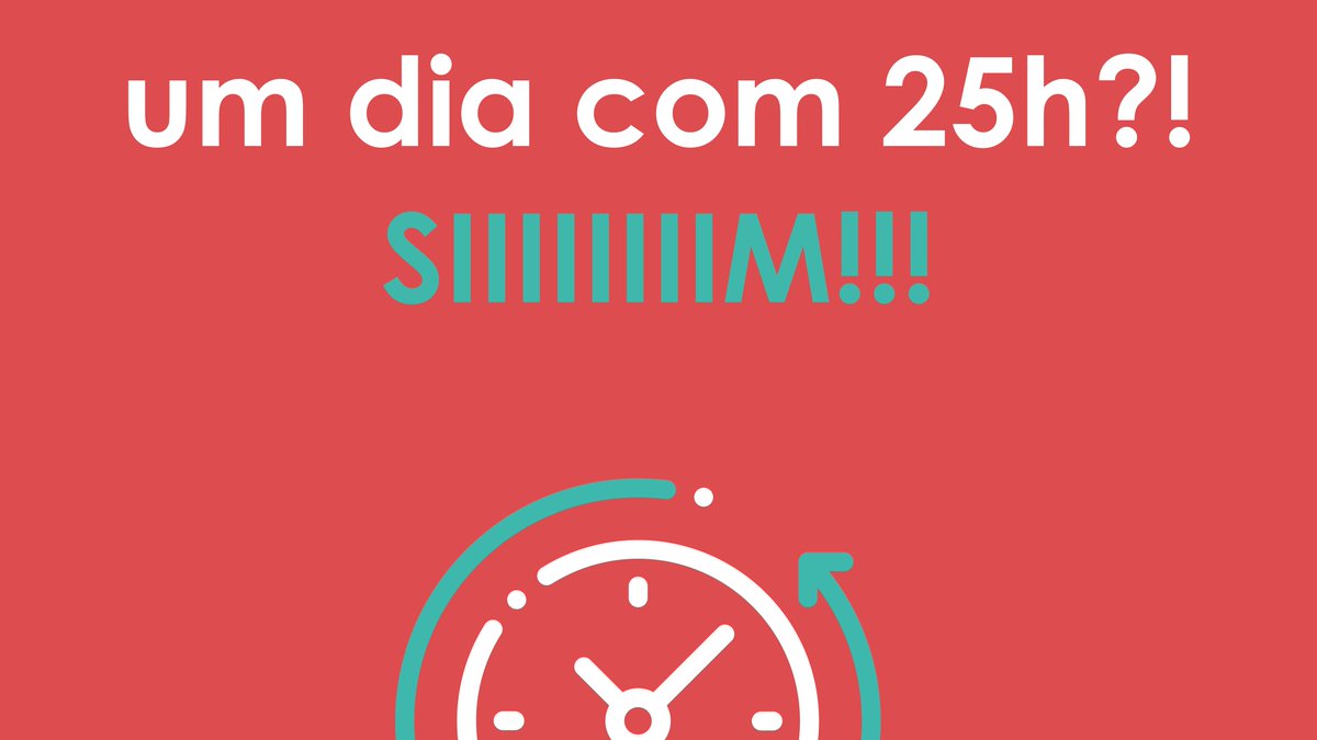 buildtoo's tweet photo. Web Summit à porta? Nada melhor que uma hora extra!
Amanhã toca a acertar os relógios, porque a hora atrasa, mas os prazos não.
#buildtoo #websummit #madeofcoimbra #software https://t.co/MQeblF35kC