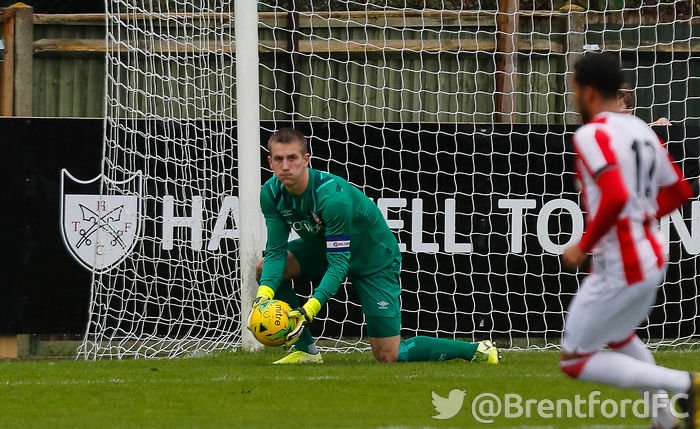 BrentfordFC's tweet photo. #BrentfordB are through to the Third Round of the Middlesex FA Cup after winning 4-2 on penalties over @hanwelltownfc - it finished 2-2 after 90 minutes https://t.co/ifGWV0oK87
