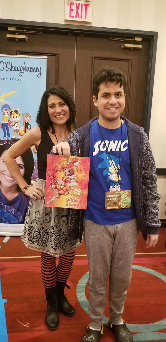TyRibs719's tweet photo. Finally Here At #DerpyCon2019, And I Had The One And Only Chance To Meet Glitter Sunny (AKA @VOColleen) Best Saturday Ever https://t.co/ZolBy6jpSp