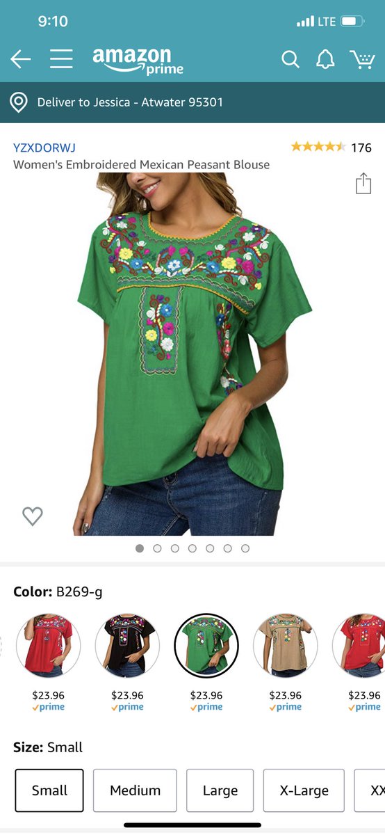 colormejessikur's tweet image. I like that @amazon thinks a cultural staple is a “peasant blouse” #WtfAmazon