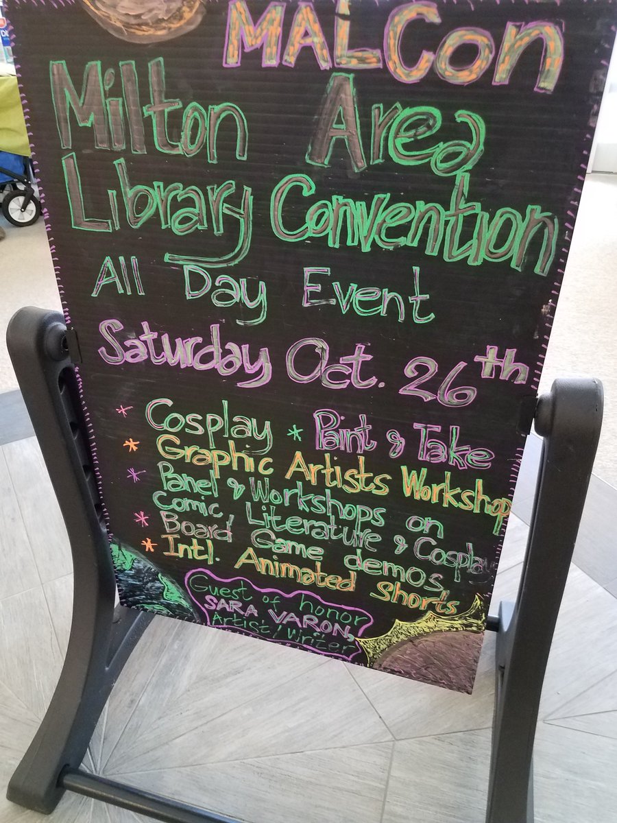 fomlga's tweet image. MalCon at the #miltonlibrary