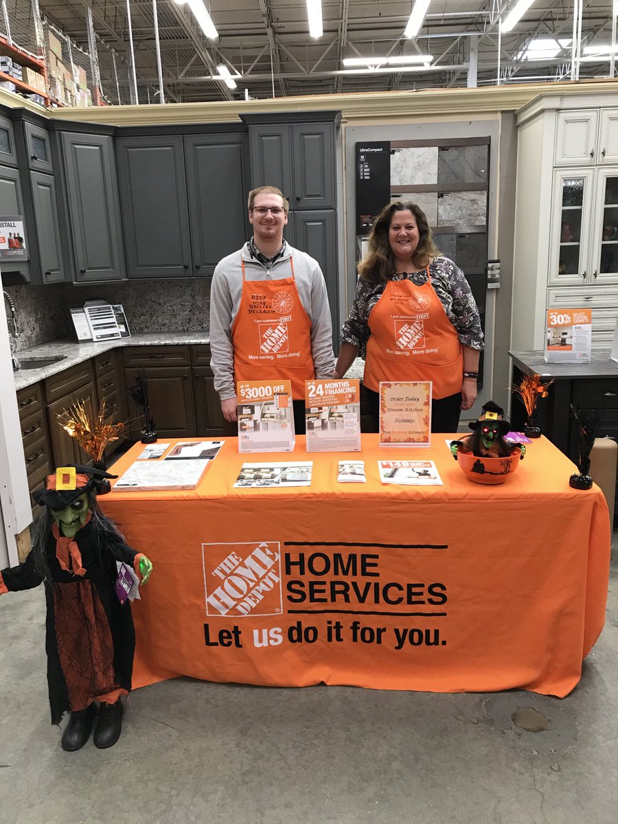 We are having a SPOOKTACULAR HOME SERVICE EVENT today at 914 Mt Laurel....3 Cabinet Makeover Opportunities and Counting!!!!!  #hspsallstars #just149 ⁦@THDFelipe_D⁩