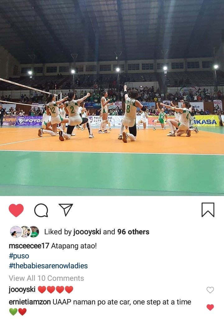 luv4fueckers's tweet photo. yes @tin15Tiamzon uaap naman, one step at a time, kalma lang hanggang sa makarating tayo sa dulo. can't wait to see you again play for greem and white for your last year, always rooting for you bb!! 💚✨
#ForCapTin https://t.co/6uotUCnldi