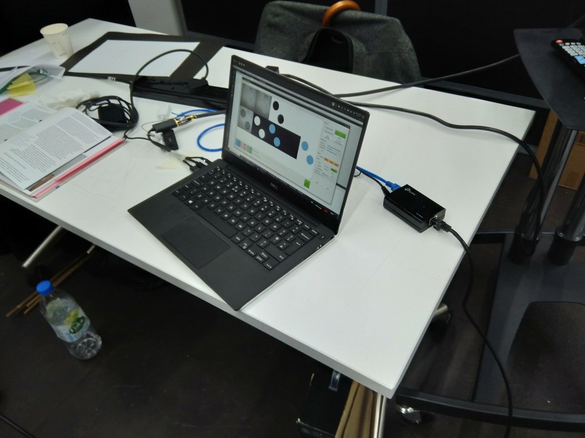 BrianLinuxing's tweet image. Antti Halme and #HumanPatterns at #Mozfest runs #Linux !
