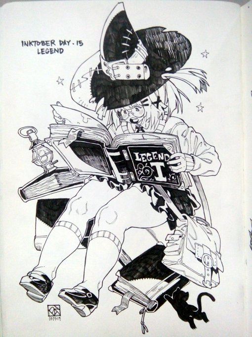 #Inktober2019 Day 15-18
aaaaahhhhh so sorry I haven't posted in a while ;; something came up so I couldn't post online but I kept drawing entries anyway !! I'll post another batch tomorrow ;) 