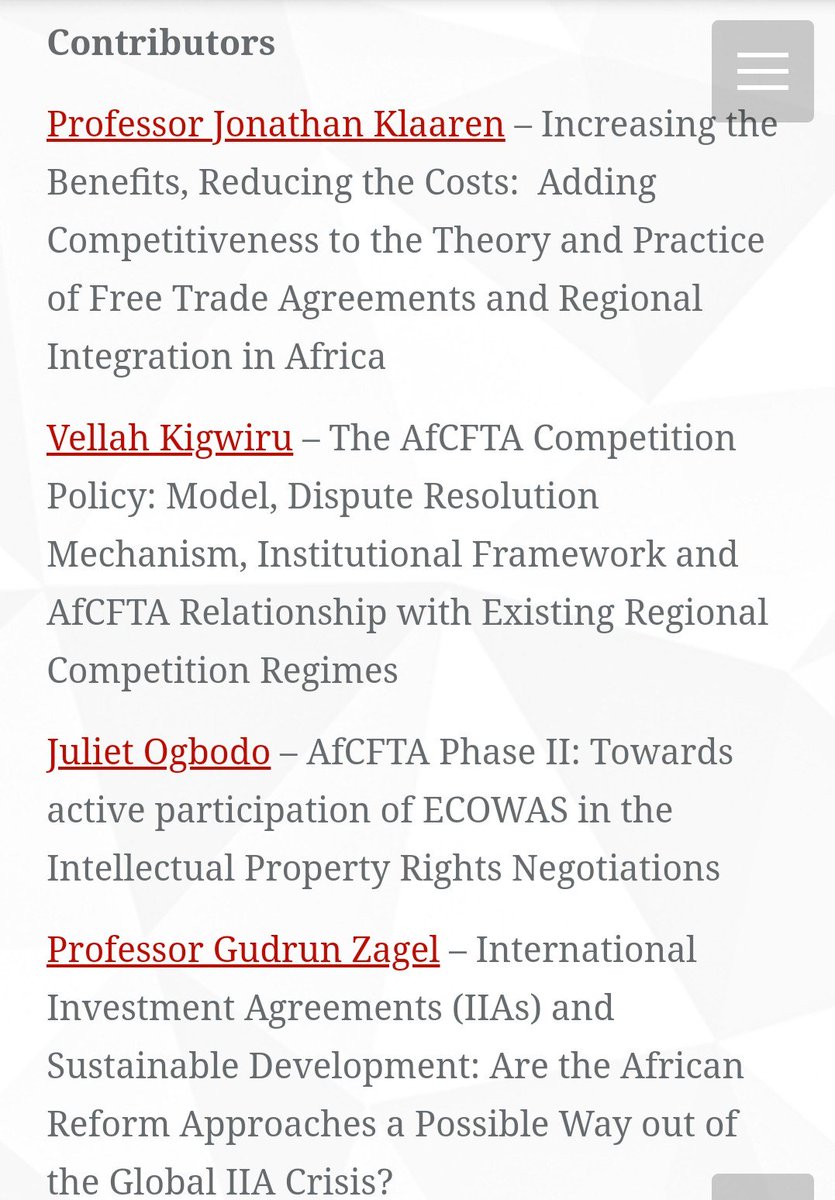 Our next #Symposium is an #Issue from the <a href="/sielnet/">SIEL</a> <a href="/af_ieln/">AfIELN_SIEL</a> 4th Biennial Conference. Each day from tomorrow, we will post a contribution. 

We thank the executive &amp; conference planning team of <a href="/af_ieln/">AfIELN_SIEL</a> for this excellwnt #symposium <a href="/msamaka/">Amaka</a>, <a href="/Juliet_Ogb/">Juliet Ogbodo</a>
afronomicslaw.org/symposia/