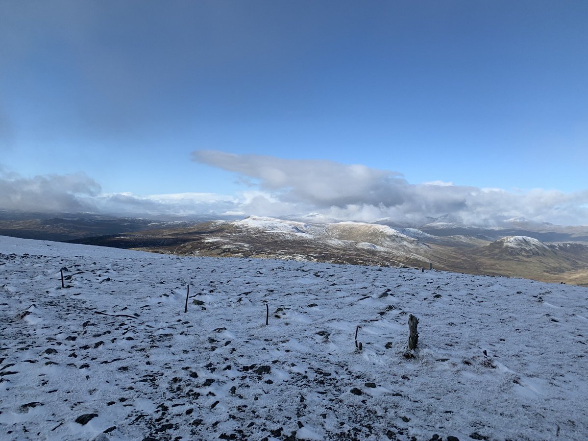 Cold and windy but despite the six hour round trip driving, it was still worth the effort of getting up Ben Chonzie 😁🥾💨❄️🗻 #benchonzie #munrobagging #climbscotland #cairngorms